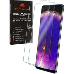 TECHGEAR 2 Pack of GLASS Edition for Oppo Find X5 Lite 5G, Tempered Glass Screen Protectors Cover [2.5D Round Edge] [9H...