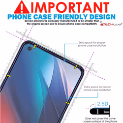 TECHGEAR 2 Pack of GLASS Edition for Oppo Find X5 Lite 5G, Tempered Glass Screen Protectors Cover [2.5D Round Edge] [9H...