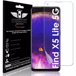 TECHGEAR Screen Protector fits Oppo Find X5 Lite 5G [Screen Angel Edition] [Case Friendly] [Bubble Free] [FULL Screen Coverag ...