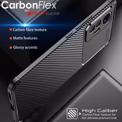TECHGEAR Carbon Fibre Case for Xiaomi 12 5G [CarbonFlex Case] Flexible, Shockproof, Ultra Slim, Soft TPU Protective Shell Cover...