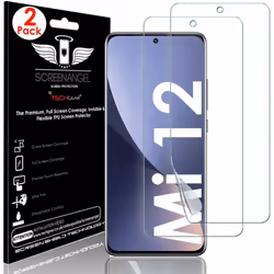 TECHGEAR [2 Pack Screen Protector fits Xiaomi 12 5G [Screen Angel Edition] [Case Friendly] [Bubble Free] [FULL Screen Coverag ...