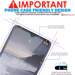 TECHGEAR 2 Pack GLASS Edition Compatible with Nokia G21 / Nokia G11, Tempered Glass Screen Protector Covers [2.5D Round Edge]...