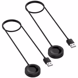[2 Pack] TECHGEAR Replacement USB Charging Cable Wire Lead Dock for Huawei Watch 3 /3 Pro /Watch GT 3 /GT 3 Pro /GT Runner, S ...