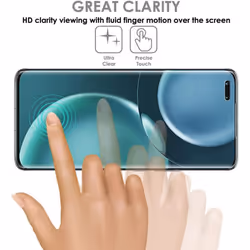 TECHGEAR [3 Pack] Screen Protector fits Honor Magic 4 Pro 5G [Screen Angel Edition] [Bubble Free] [FULL Screen Coverage] HD Clear Flexible TPU Film