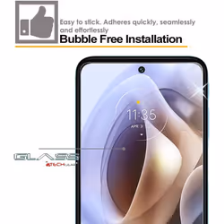 TECHGEAR GLASS Edition Compatible for Motorola Moto Edge 30 5G, Tempered Glass Screen Protector Cover [9H Hardness] [No-Bubble]