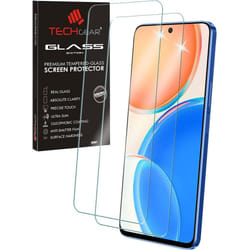 2 Pack TECHGEAR GLASS Edition Compatible for for Honor X8 5G / X8 & Honor X6, Tempered Glass Screen Protector Covers [9H Hardness] [No-Bubble]