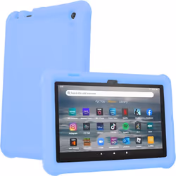 TECHGEAR Bumper Case fits All-New Amazon Fire 7" (2022 Release / 12th Generation) Shockproof Soft Silicone Protective Easy Gr ...