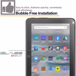 TECHGEAR GLASS Edition fits All-New Amazon Fire 7" Tablet (2022 Release / 12th Generation) - Genuine Tempered Glass Screen Protector Cover