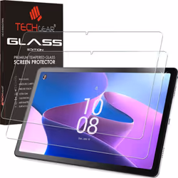 TECHGEAR GLASS Edition [2 Pack] Screen Protector fits Lenovo Tab M10 Plus 3rd Gen 2022 (10.6") TB125 / TB128, Genuine Tempere ...