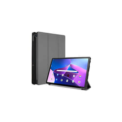 TECHGEAR Smart Case for Lenovo Tab M10 Plus 3rd Gen 2022 (10.6") TB125 / TB128 PU Leather Slim Stand Cover with Corner Protection [Auto Wake / - Grey