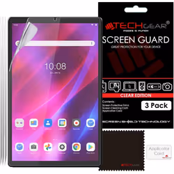 TECHGEAR [Pack of 3] Screen Protectors for Lenovo Tab K10 / Tab M10 Plus 2nd Gen 2020 (10.3") TB-X606 / TB-X6C6 Ultra Clear S ...