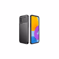 Carbon Fibre Case for Galaxy XCover 6 Pro [CarbonFlex Case] Flexible, Shockproof, Slim, Soft TPU Protective Shell Cover with  ...