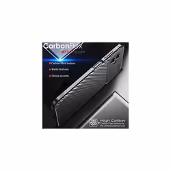 Carbon Fibre Case for Galaxy XCover 6 Pro [CarbonFlex Case] Flexible, Shockproof, Slim, Soft TPU Protective Shell Cover with Carbon Fibre Detailing