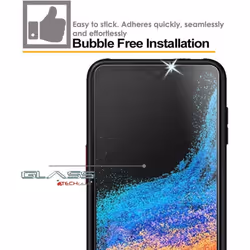 TECHGEAR GLASS Edition Compatible with Samsung Galaxy XCover 6 Pro, Tempered Glass Screen Protector Cover [9H Hardness] [No-Bubble]