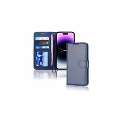 TECHGEAR iPhone 14 Pro Leather Wallet Case, Flip Protective Case with Wallet Card Holder, Stand and Wrist Strap - PU Leather  ...