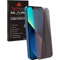 TECHGEAR Anti Spy Screen Protector for iPhone 14 - PRIVACY Filter GLASS Edition Genuine Tempered Glass Screen Protector Compa ...