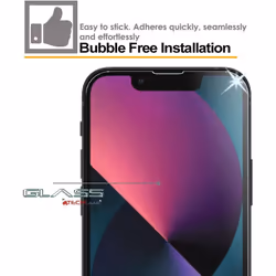 TECHGEAR [2 Pack] GLASS Edition for iPhone 14 Pro 6.1", Tempered Glass Screen Protectors Cover [9H Hardness] [No-Bubble]