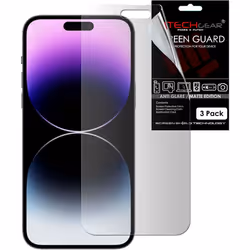 TECHGEAR [3 Pack] Matte Screen Protectors for iPhone 14 Pro - ANTI GLARE / MATTE Screen Protectors With Cleaning Cloth & Appl ...