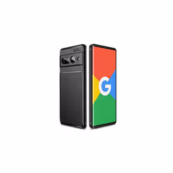Pixel 7 Pro Case [CarbonFlex Case] Premium Flexible Soft Shockproof Slim Fit Case Cover with Carbon Fibre Effect Designed For ...