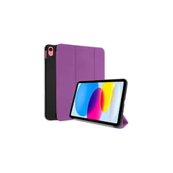 TECHGEAR iPad 11 2025 & iPad 10 2022 (11th / 10th Generation) Smart Case Slim Tri-fold Stand Cover with Corner Protection [Auto Wake / Sleep] - Purple