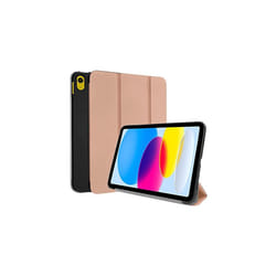 TECHGEAR iPad 11 2025 & iPad 10 2022 (11th / 10th Generation) Smart Case Slim Tri-fold Stand Cover with Corner Protection [Auto Wake / Sle - Rose Gold