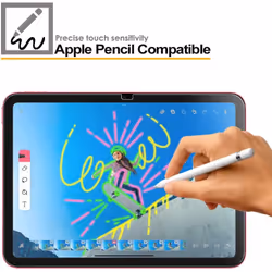 TECHGEAR Anti-Glare Screen Protector for iPad 10 10.9" 2022 MATTE GLASS Edition Genuine Tempered Glass Screen Protector for Apple iPad 10th Gen