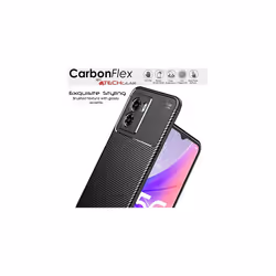 Carbon Fibre Case for Oppo A57 5G / A77 5G Flexible, Shockproof, Slim, Soft TPU Protective Shell Cover with Carbon Fibre Detailing