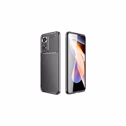 RedMi Note 11 Pro 5G Carbon Fibre Case Flexible, Shockproof, Slim, Soft TPU Protective Shell Cover with Carbon Fibre Detailin ...