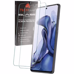 TECHGEAR 2 Pack of GLASS Edition for Xiaomi Redmi Note 11 Pro 5G, Tempered Glass Screen Protectors Cover [9H Hardness] [No-Bu ...