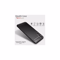 Samsung Galaxy A04s Carbon Fibre Case [Stealth Case] Flexible, Shockproof, Ultra Slim, Soft TPU Protective Shell Cover with Carbon Fibre Detailing