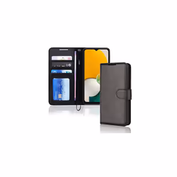 Samsung Galaxy A04s / A13 5G PU Leather Wallet Case, Flip Protective Case Cover with Wallet Card Holder, Stand and Wrist Stra ...