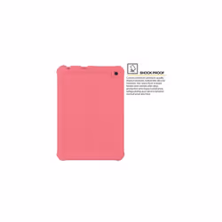 Bumper Case for Amazon Fire HD 8" / HD 8 Plus 12th Generation / 2022, Shockproof Soft Silicone Easy Grip Kids & School Case with Screen Protect - PINK