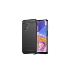 Galaxy A23 5G Carbon Fibre Case [Stealth Case] Flexible, Shockproof, Ultra Slim, Soft TPU Protective Shell Cover, Carbon Fibre Detailing