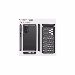 Galaxy A23 5G Carbon Fibre Case [Stealth Case] Flexible, Shockproof, Ultra Slim, Soft TPU Protective Shell Cover, Carbon Fibre Detailing