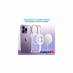 TECHGEAR iPhone 14 Pro Max Magnetic Case [Fusion HD] + 2 Pack Glass Screen Protector, Shockproof, Drop Protection, Gel Bumper & Clear Hard Back