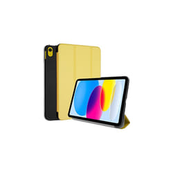 TECHGEAR iPad 11 2025 & iPad 10 2022 (11th / 10th Generation) Smart Case Slim Tri-fold Stand Cover with Corner Protection [Auto Wake / Sleep] - Yellow