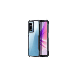 TECHGEAR Tough Case for Oppo A57e / A57s / A57 4G / A57 5G / A77 5G [Fusion Armour] Tough Rugged Protective Bumper Case Heavy Duty with Clear Back