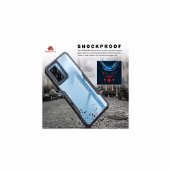 TECHGEAR Tough Case for Oppo A57e / A57s / A57 4G / A57 5G / A77 5G [Fusion Armour] Tough Rugged Protective Bumper Case Heavy Duty with Clear Back