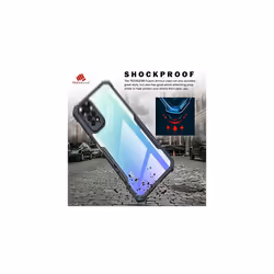 TECHGEAR Redmi Note 11 Tough Case for [Fusion Armour] Premium Hybrid Tough Rugged Protective Bumper Case Heavy Duty Protection with Clear Back