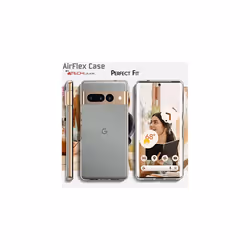 TECHGEAR Pixel 7 Pro Clear Case [AirFlex] Clear Slim & Light, Protective, Flexible Soft Gel / TPU Cover with Soft Touch Keys for Google Pixel 7 Pro