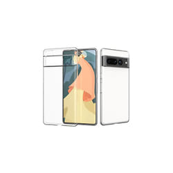 TECHGEAR Pixel 7 Clear Case [AirFlex] Crystal Clear Slim & Light, Protective, Flexible Soft Gel / TPU Cover with Soft Touch Keys for Google Pixel 7
