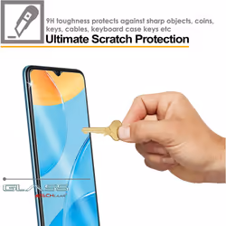 TECHGEAR 2 Pack of GLASS Edition for Xiaomi Redmi A1, Tempered Glass Screen Protectors Cover [9H Hardness] [No-Bubble]