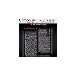 Galaxy S23 Case [CarbonFlex Case] Premium Flexible Soft Shockproof Slim Fit Case Cover with Carbon Fibre Effect For Samsung Galaxy S23 / S23 5G
