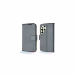 Samsung Galaxy S23 Ultra Leather Wallet Case, Genuine Leather Magnetic Flip [RFID Blocking] Case with Shockproof TPU, Card Sl ...