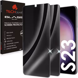 TECHGEAR [2 Pack] Anti Spy Screen Protector fits Samsung Galaxy S23 5G - PRIVACY Filter 3D GLASS Edition Genuine Tempered Gla ...