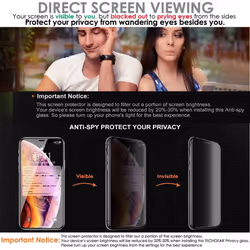 TECHGEAR [2 Pack] Anti Spy Screen Protector fits Samsung Galaxy S23 5G - PRIVACY Filter 3D GLASS Edition Genuine Tempered Glass Full Screen Protector