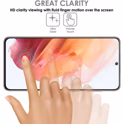 TECHGEAR 3 Pack Screen Protector fits Samsung Galaxy S23 Ultra 5G [Screen Angel Edition][Case Friendly][Bubble Free][FULL Screen Coverage] TPU Film