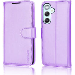 Samsung Galaxy A34 5G Leather Wallet Case, Flip Protective Cover with Wallet Card Holder, Stand and Wrist Strap - PU Leather with Magnetic Closure