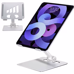 Tablet Stand, Adjustable Tablet Holder - Desktop Stand Compatible with iPad, Pro 12.9, Air, Mini, Switch, Samsung Tab A8 A7 & ...