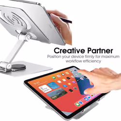 Tablet Stand, 360 Rotate Tablet Holder, Desktop iPad Stand Compatible with iPad,Pro, Air Mini, Switch, Samsung Tab A8 A7 S7 S8 & 7-13.5" Tablets
